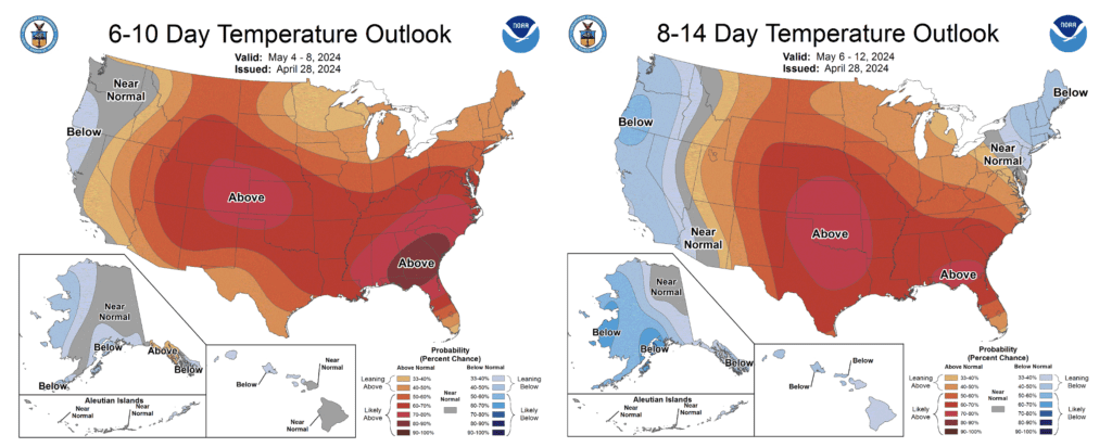 WEATHER: 6-10 DAY AND 8-14 DAY OUTLOOK